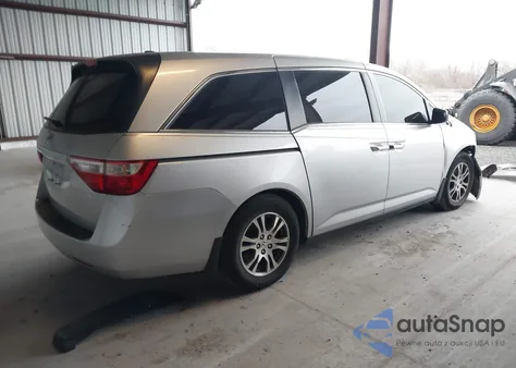 2012 Honda Odyssey Ex-L from USA, damaged, VIN 5FNRL5H66CB050444